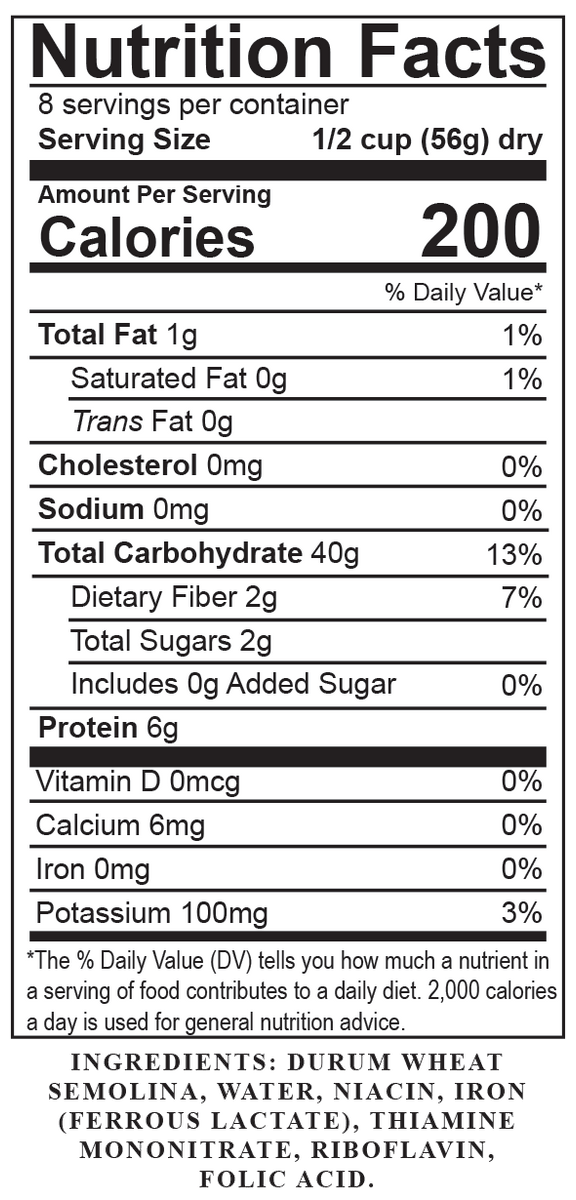 Rosa 16 oz. Capellini 00 Rosa Food Products