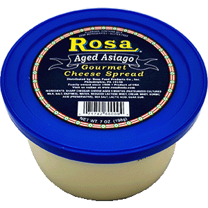Rosa 7 oz Aged Asiago Gourmet Cheese Spread – Rosa Food Products