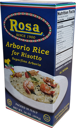 Rosa 16 oz. Arborio Rice – Rosa Food Products